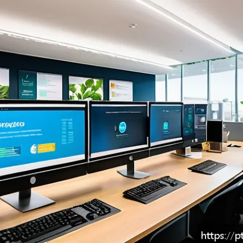 Home 17 고객경험 디자인의 법적 요구사항 - A modern Brazilian customer service center focused on data protection compliance, featuring a divers...